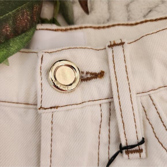 FRAME NEW $288 MSRP WHITE DENIUM BERMUDA SHORTS SIZE 23 - 27 INCH WAIST - Picture 7 of 7